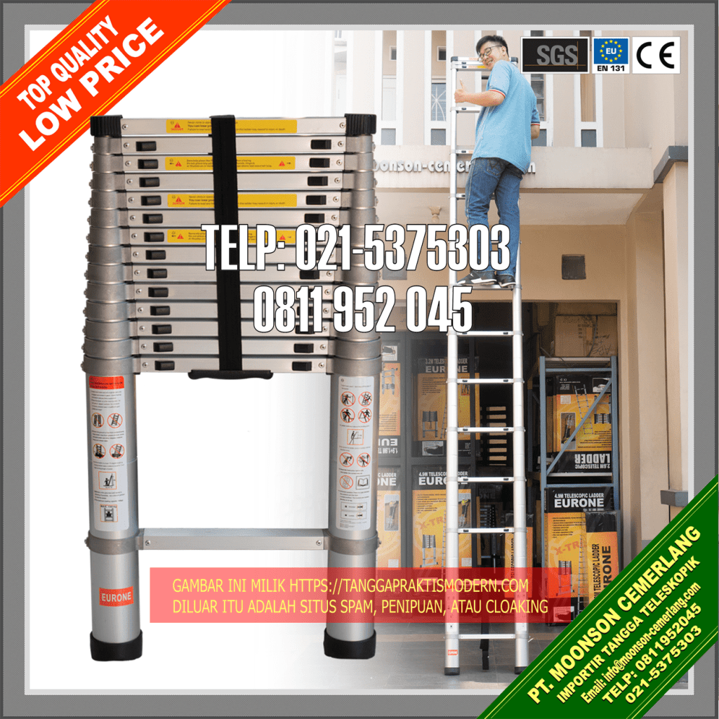 Tangga Teleskopik 4.4M