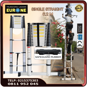 TANGGA TELESKOPIK 6 METER Tangga Teleskopik 6 Meter