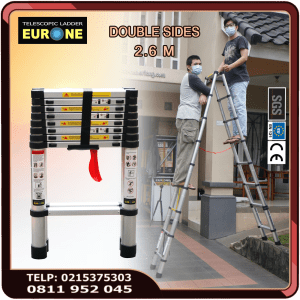 Tangga Teleskopik Double