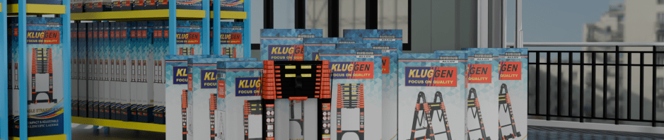 Tangga Lipat Teleskopik Kluggen